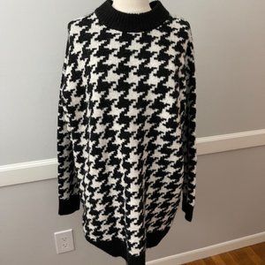 Tunic Hounds tooth Sweater